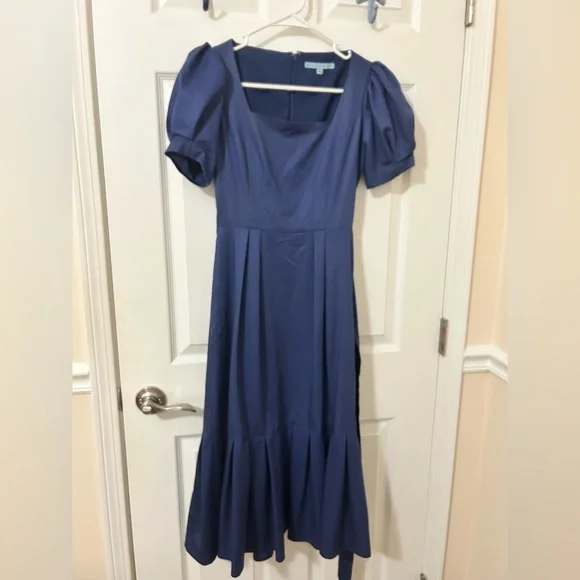 Antonio melani navy blue midi dress - Picture 3 of 12